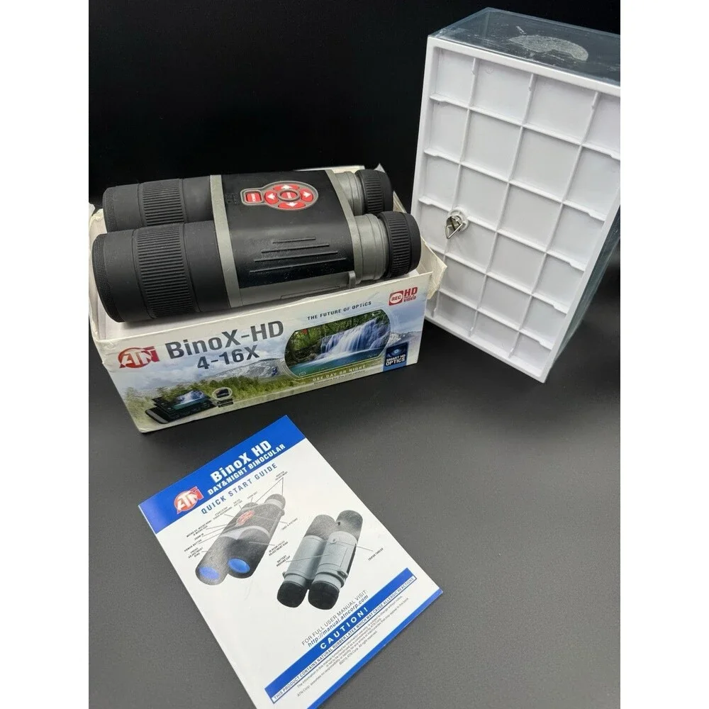 ATN BinoX-HD 4-16X Day Night Vision Binoculars HD Record Tested w/ Box Case